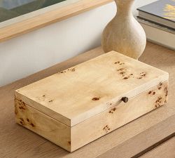 Burlwood Envelope Box