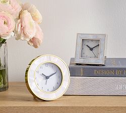 Faux Pearl Clock