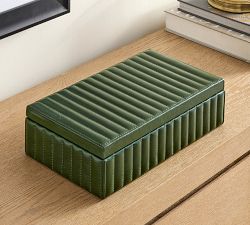 Finley Leather Jewelry Box