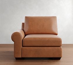 Build Your Own Big Sur Roll Arm Leather Sectional