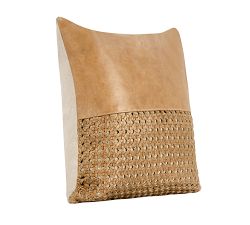 Caia Toscano Leather Pillow Cover