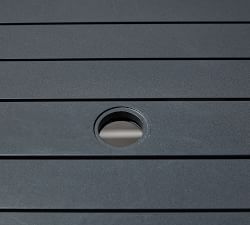 Indio Metal Round Outdoor Dining Table (40"-60")