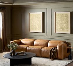 Lennox 3-Piece Leather Power Reclining Grand Sofa (121")