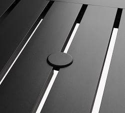 Malibu Metal Outdoor Counter Height Table (36")