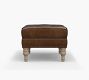 Martin Small Leather Ottoman
