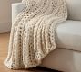 Colossal Ribbed Handknit Throw