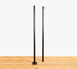 Outdoor Bistro Standing String Light Posts