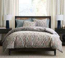 Quinn Paisley Linen Cotton Sham