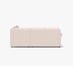 Sanford Roll Arm 3-Piece L-Shaped Sectional (95")