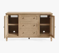 Sausalito Cane Extra Wide Dresser (60")