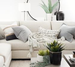 Willa Textured Fringe Pillow Cover