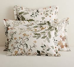 Autumn Botanical Percale Sham