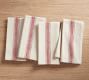 French Striped Organic Cotton Napkins - Set of 4