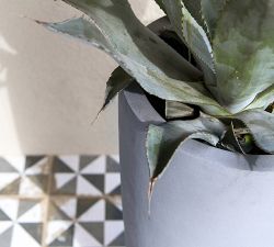 Lightweight Tall Tapered Cylinder Ficonstone Planters