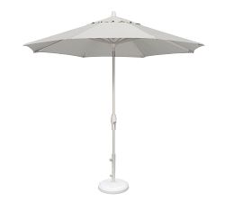 9' Cosette Round Outdoor Patio Market Umbrella - Tilt Frame