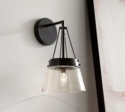 Caldwell Recycled Flared Glass Sconce (15'')