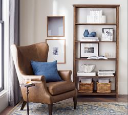 Champlain Roll Arm Leather Chair