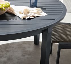 Indio Metal Round Outdoor Dining Table (40"-60")