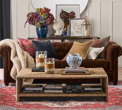 Faux Hydrangea &amp; Oak Leaf Bouquet