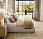 Arlo Upholstered Shelter Storage Bed