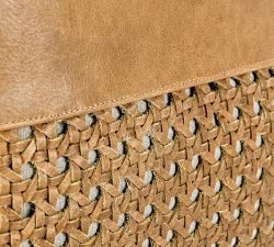 Caia Toscano Leather Pillow Cover