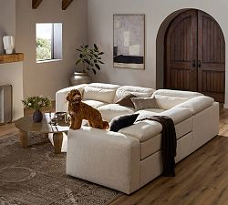 Lennox 5-Piece Upholstered Power Reclining Sectional