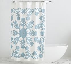 Lilo Cotton Shower Curtain