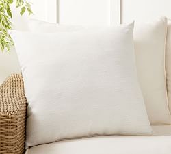 Open Box: Sunbrella® Headland Textured Solid Outdoor Pillow