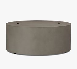 Burrows Steel Round Propane Fire Pit Table with Lid Cover (36")