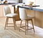 Layton Upholstered Swivel Stool