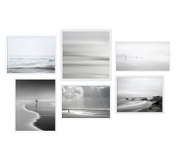 Black &amp; White Coastal Gallery Wall