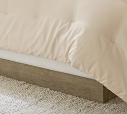 Jake Upholstered Wood Base Platform Bed