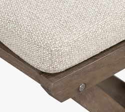 Raylan Teak Outdoor Folding Chair with Cushion