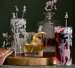 Fantastical Forest Cocktail Glasses - Set of 4