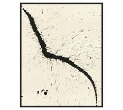 Ink Spray Framed Canvas