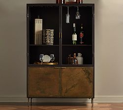 Metalli Metal Bar Cabinet