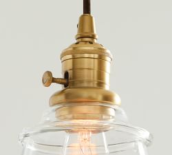 Petite Glass Cord Pendant (6")