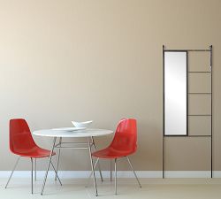 Stevie Iron Decorative Ladder with Mirror