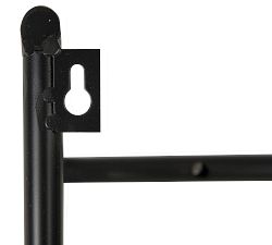 Stevie Iron Decorative Ladder with Mirror