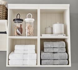 Aubrey Deluxe Laundry Organization Set with Open Cabinets