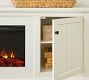 Aubrey Electric Fireplace Media Cabinet