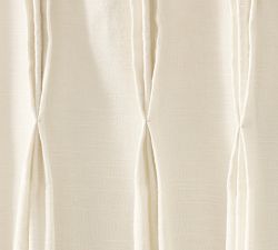 Emery Linen Triple Pinch Pleat Blackout Curtain