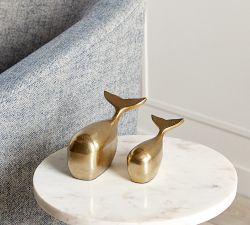 Delta &amp; Dawn Whale Objects - Set Of 2