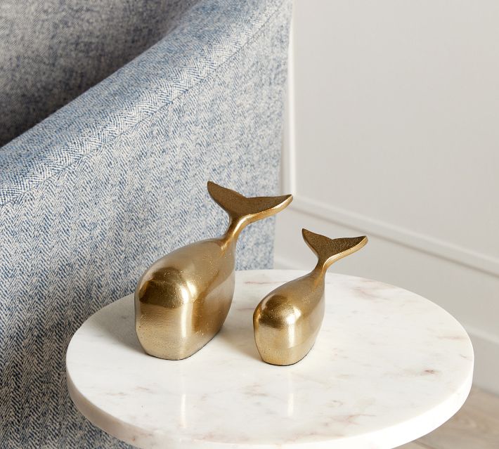 Delta & Dawn Whale Objects - Set Of 2 | Pottery Barn