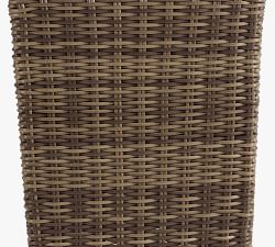 Jammie Outdoor Wicker Pool Trash Can