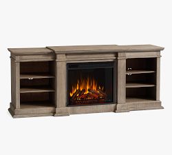 Lorraine Electric Fireplace Media Cabinet