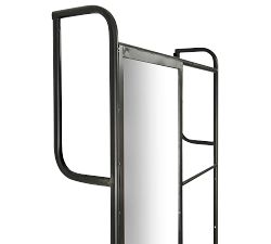 Stevie Iron Decorative Ladder with Mirror