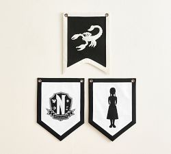 Wednesday Pennants - Set of 3