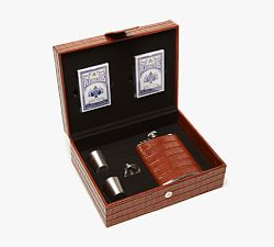 Classic Game &amp; Flask Set