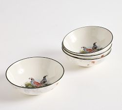 Fantastical Forest Stoneware Cereal Bowls - Set of 4